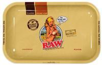 RAW METAL ROLLING TRAY GIRL - MEDIUM