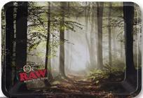 RAW METAL ROLLING TRAY FOREST - SMALL