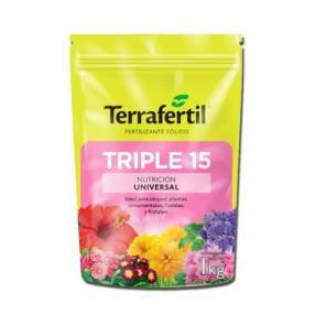 TERRAFERTIL FERTILIZANTE SOLIDO TRIPLE 15        1 KG