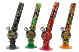 BONG PLASTICO DISEÑOS 20 CM