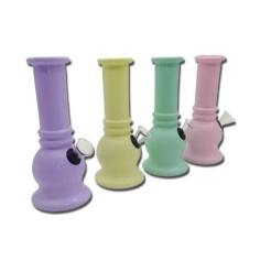BONG VIDRIO REDONDO COLORES PASTEL 15 CM